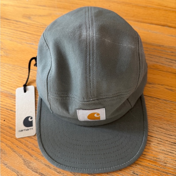 NWT Carhartt WIP Work In Progress Line Backley Cap in Grey Green FLAW - Picture 5 of 13